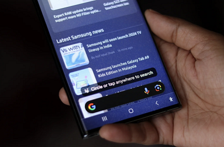 三星确认中端Galaxy设备将支持“圆形搜索”功能