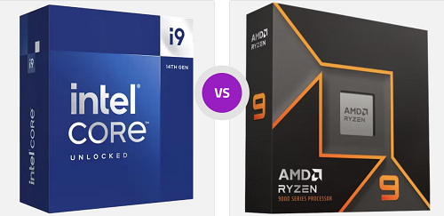 英特尔酷睿i9-14900K与AMD Ryzen 9 9950X哪款CPU最好？