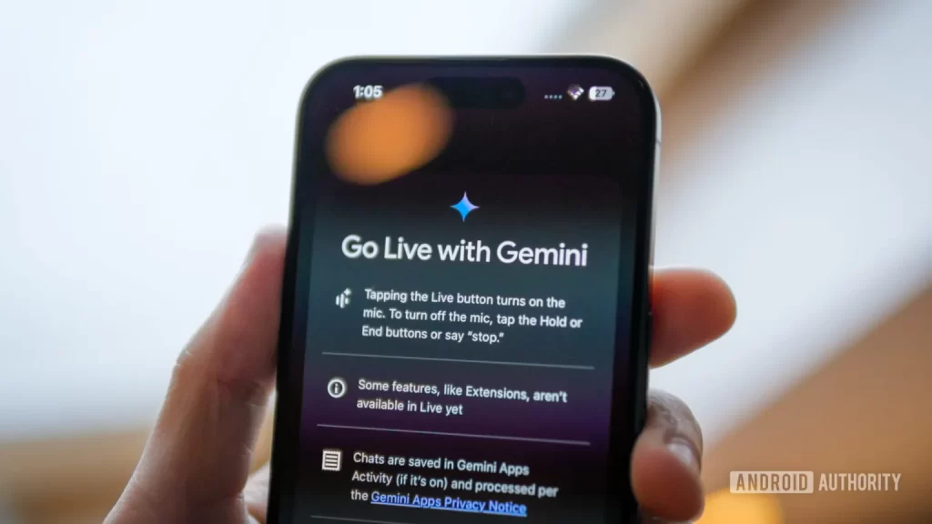 Gemini Live获得了在对话中添加文件、图片和视频的功能