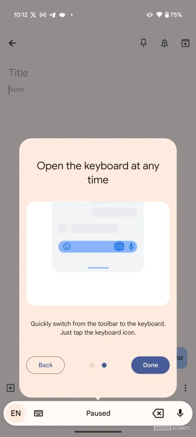 Google将Gboard的语音输入功能推到前台，配备了专用的工具栏