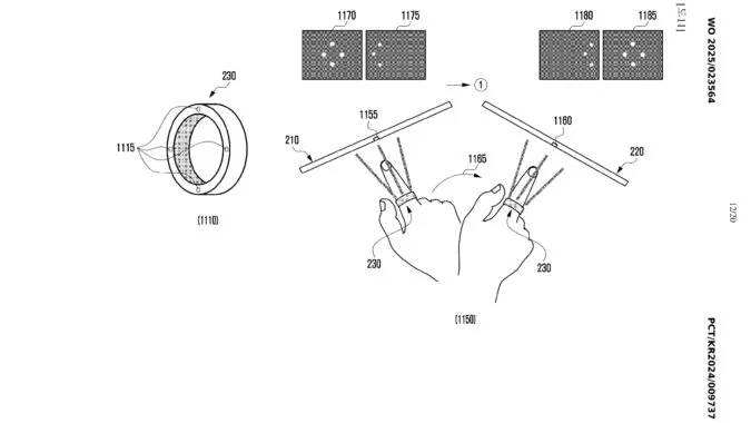 三星设想了一款Galaxy Ring，可以通过轻轻一挥手指控制屏幕并移动文件