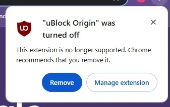 Google Chrome正在自动禁用uBlock Origin，但这是我轻松重新启用它的方法